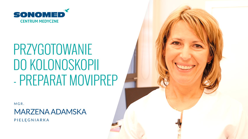 Wideo Sonomed - Przygotowanie do kolonoskopii - preparat Moviprep